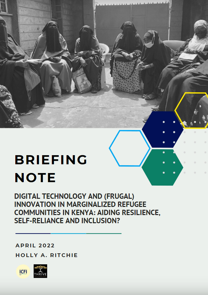 Digital technology and innovation for refugee resilience and self-reliance