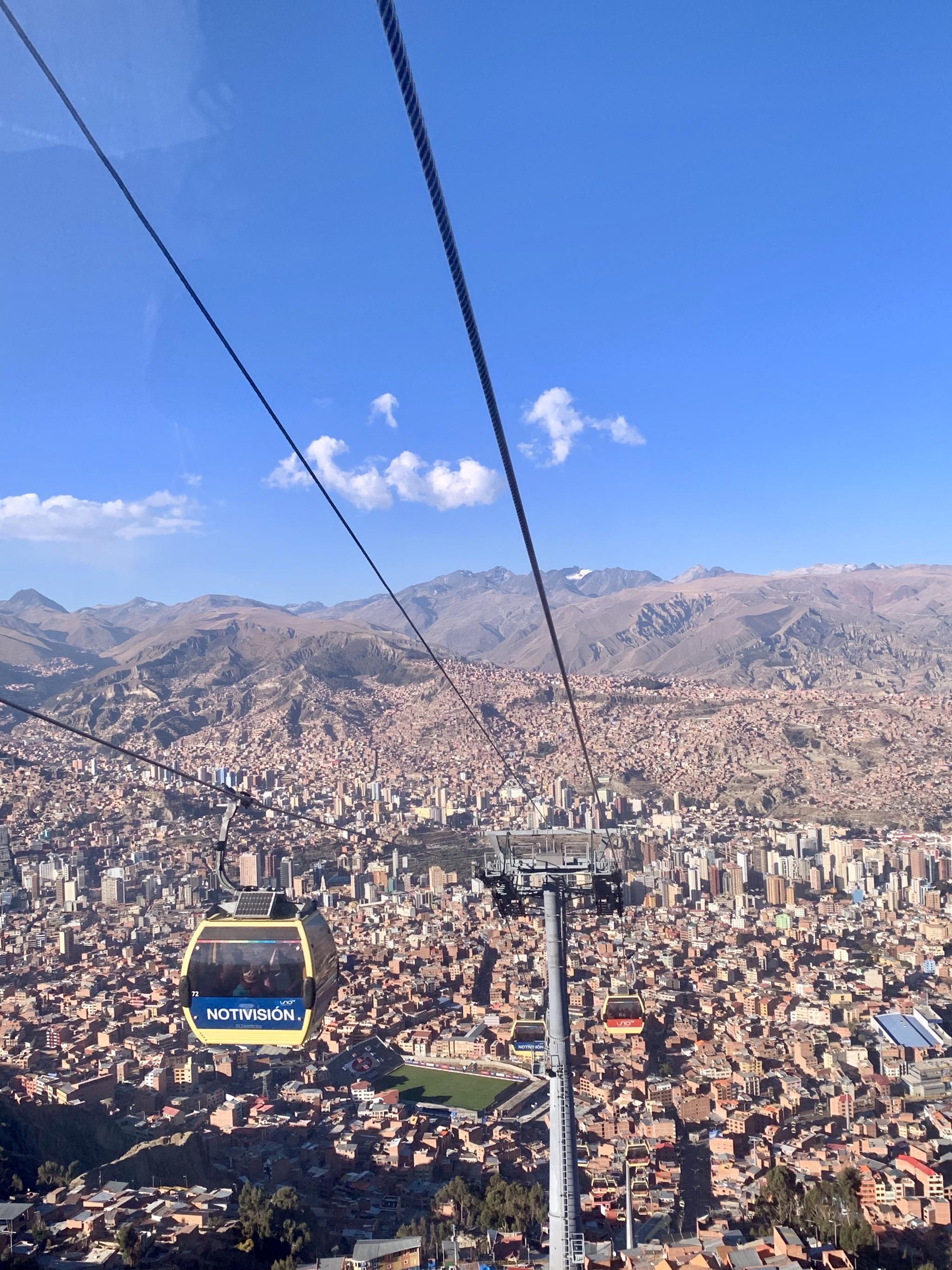 Image of La Paz cable cars