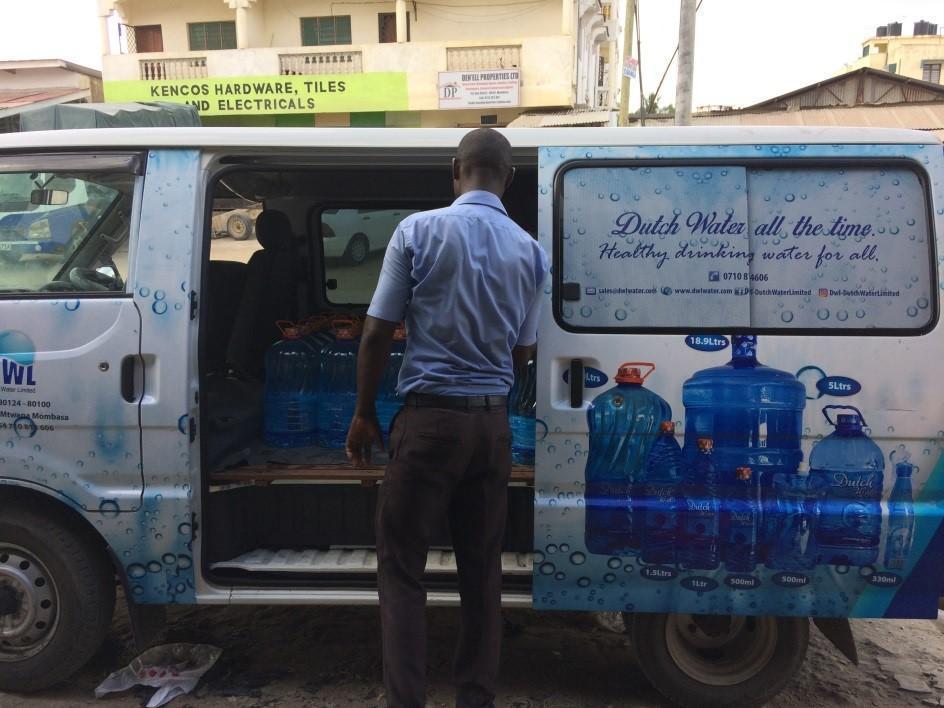 In the field - Dutch Water Limited Distribution Van