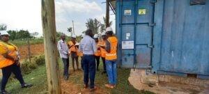 Discussions with developer and community engagement officer- Sidonge Grid, Busia County 