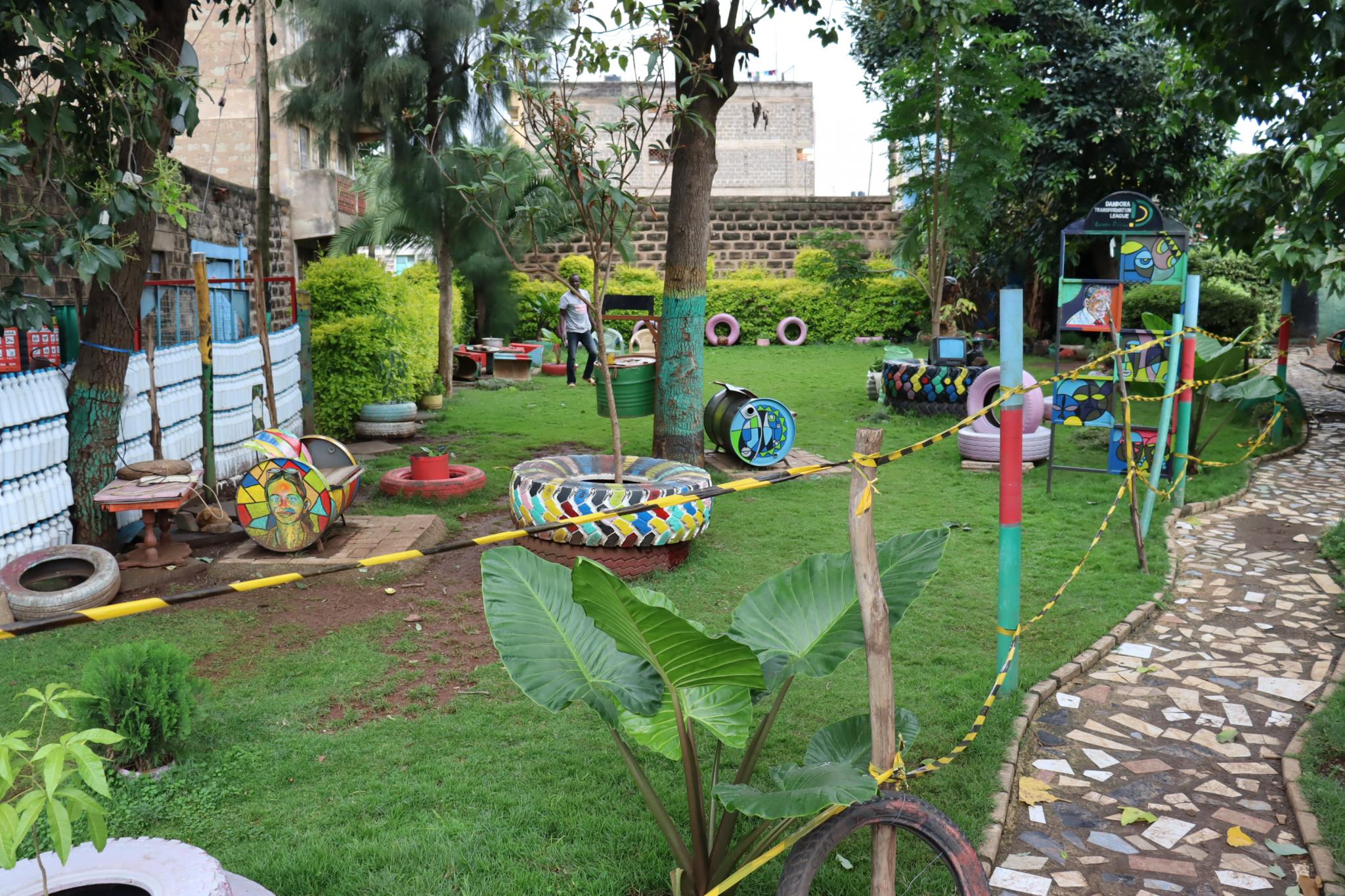 Public green space at the center