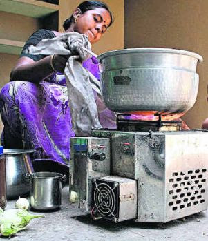 women using an improved biogass