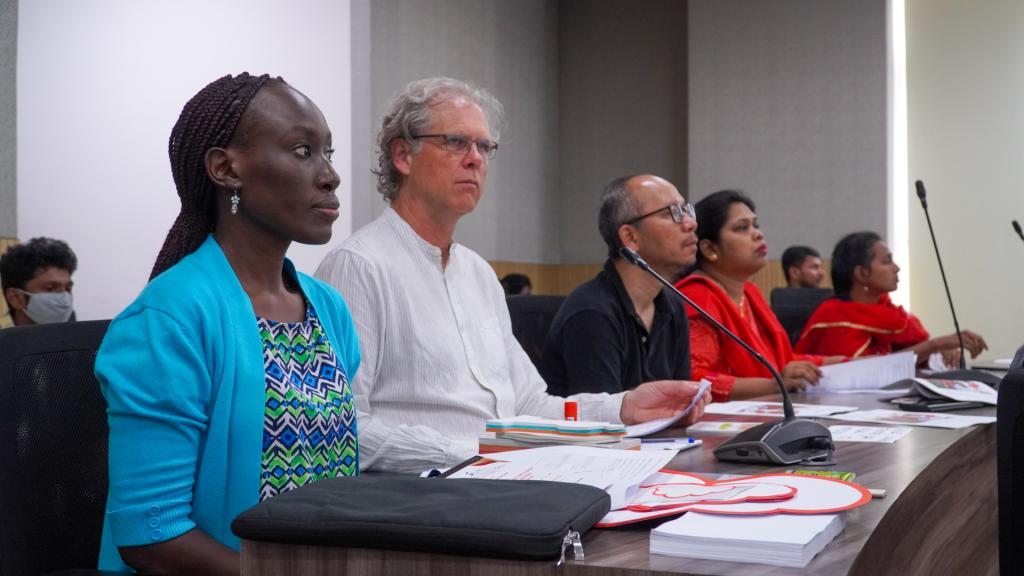 Alice Menya (Nuvoni) with other members of LDE Global