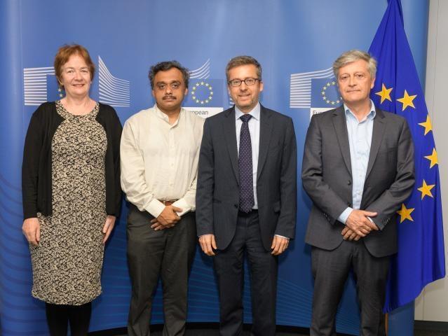 Groupphoto during European Commission visit