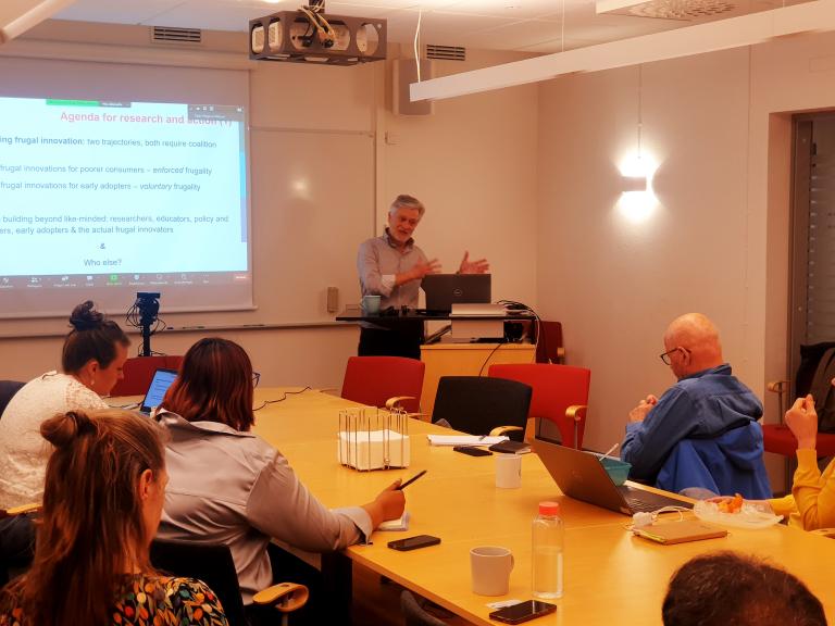 Presentation Peter at  Lund Uni