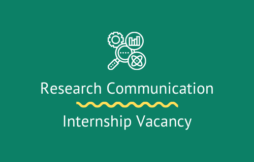Research Communication Internship vacancy