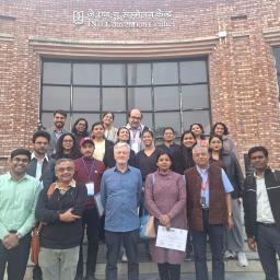 Group photo session in India