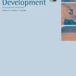 Cover Sustainable Development